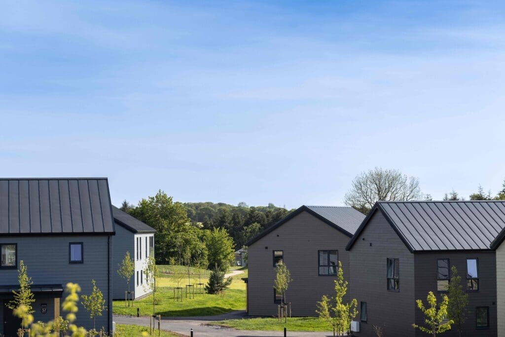 Contractor hands over prestigious lodge development at luxury Welsh resort
