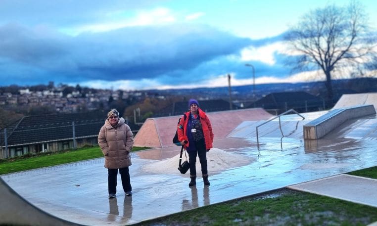 New skatepark unveiled in Maesycwmmer