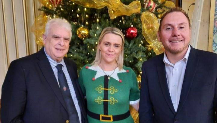 Festive dinner on the table for vulnerable, isolated and homeless