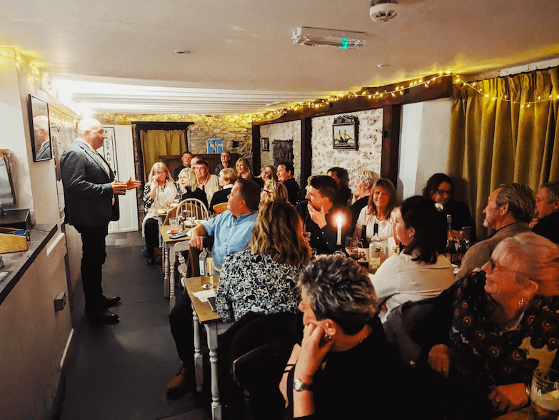 MasterChef winner Wynne Evans hosts banquet at Old Point House