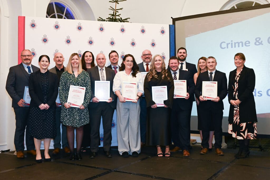 Police officers and staff recognised for outstanding work