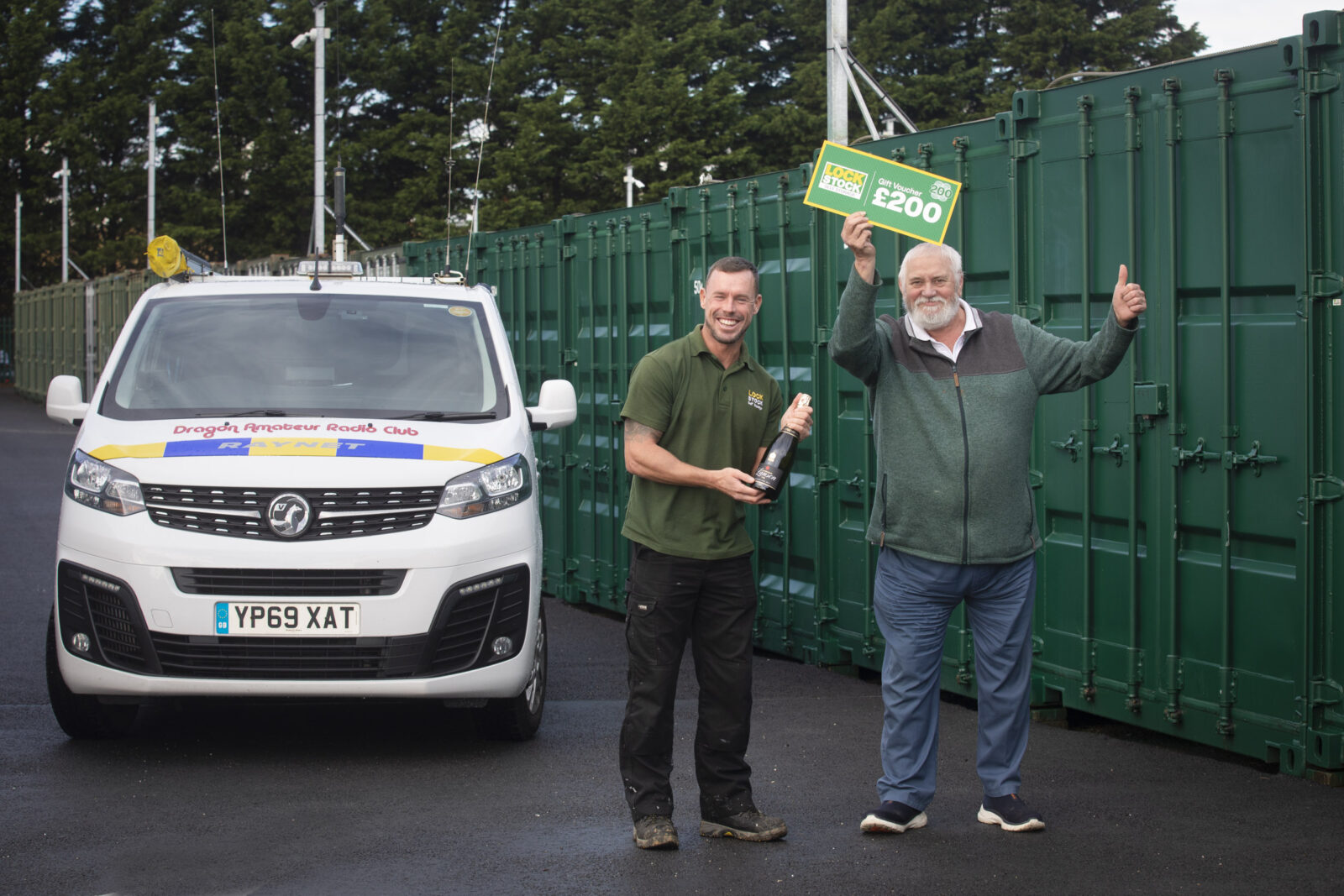 The amateur radio enthusiasts on standby in North Wales in the event