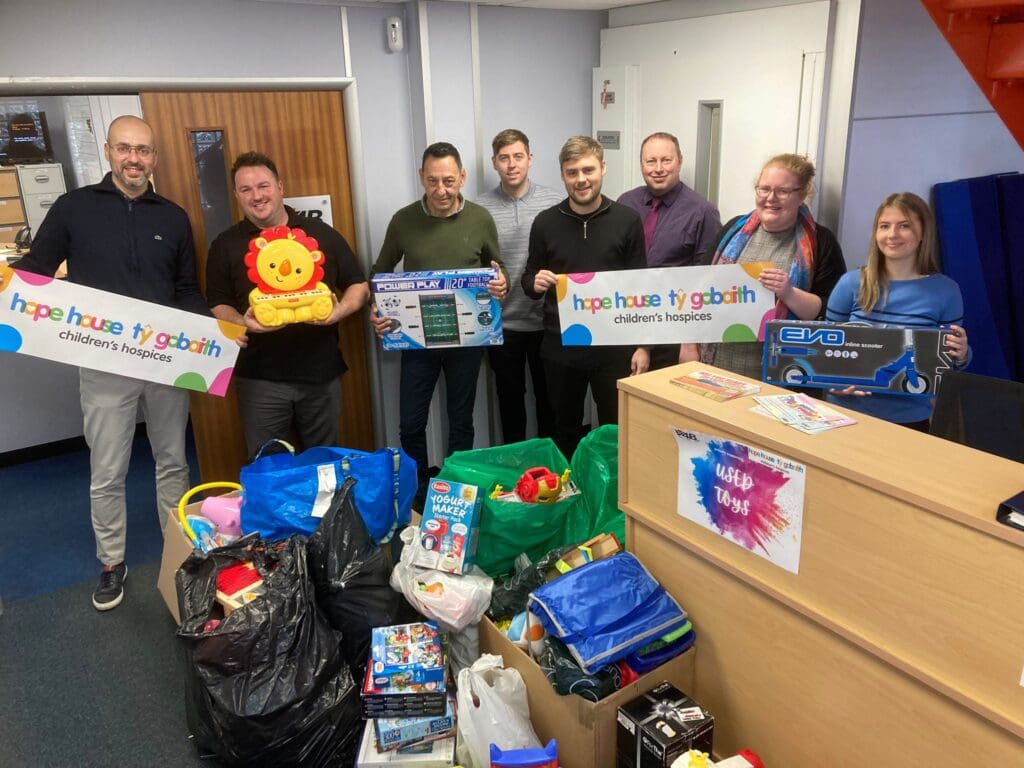 Wrexham business donates toys to children’s hospices