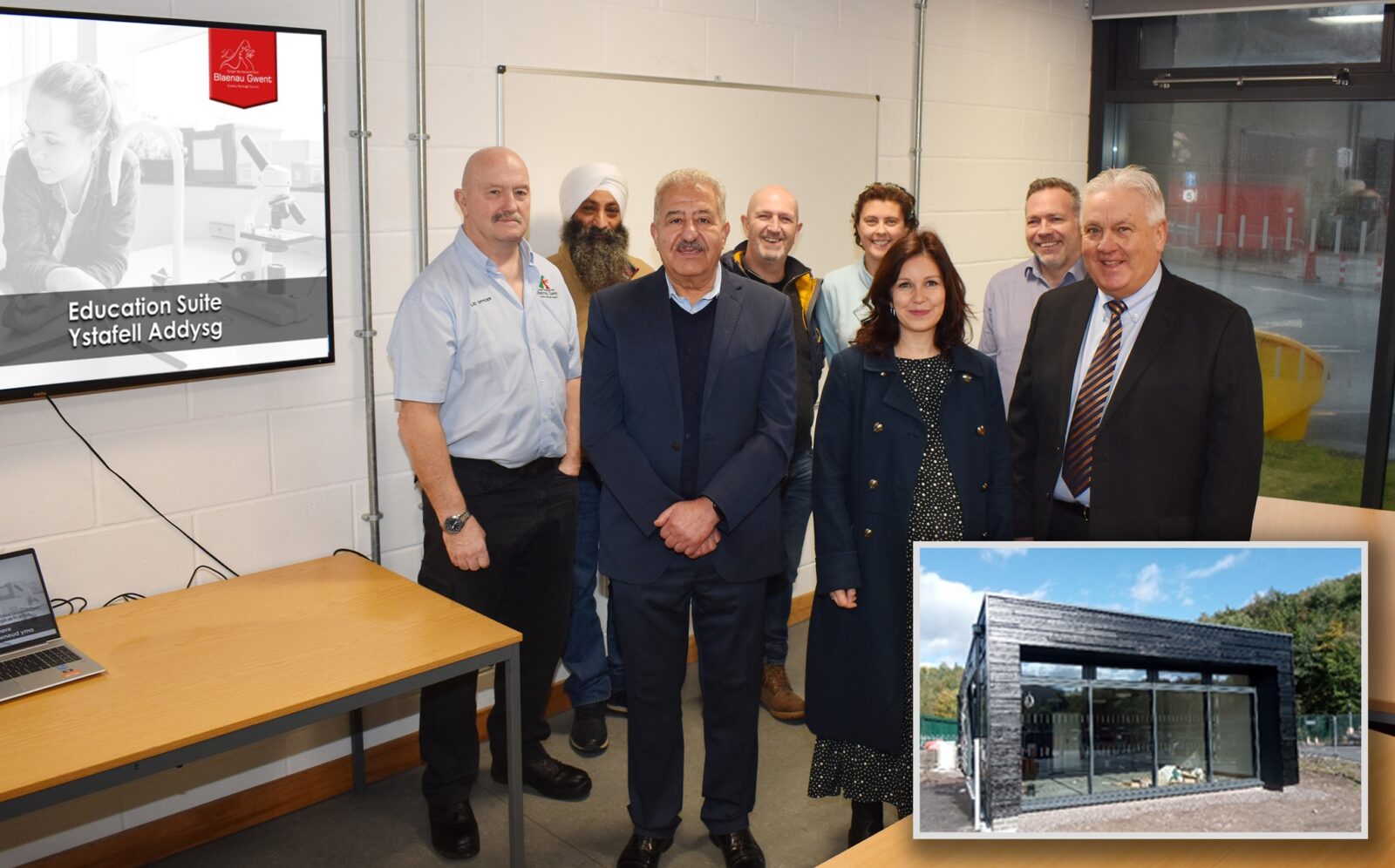 Blaenau Gwent open educational suite at local recycling centre