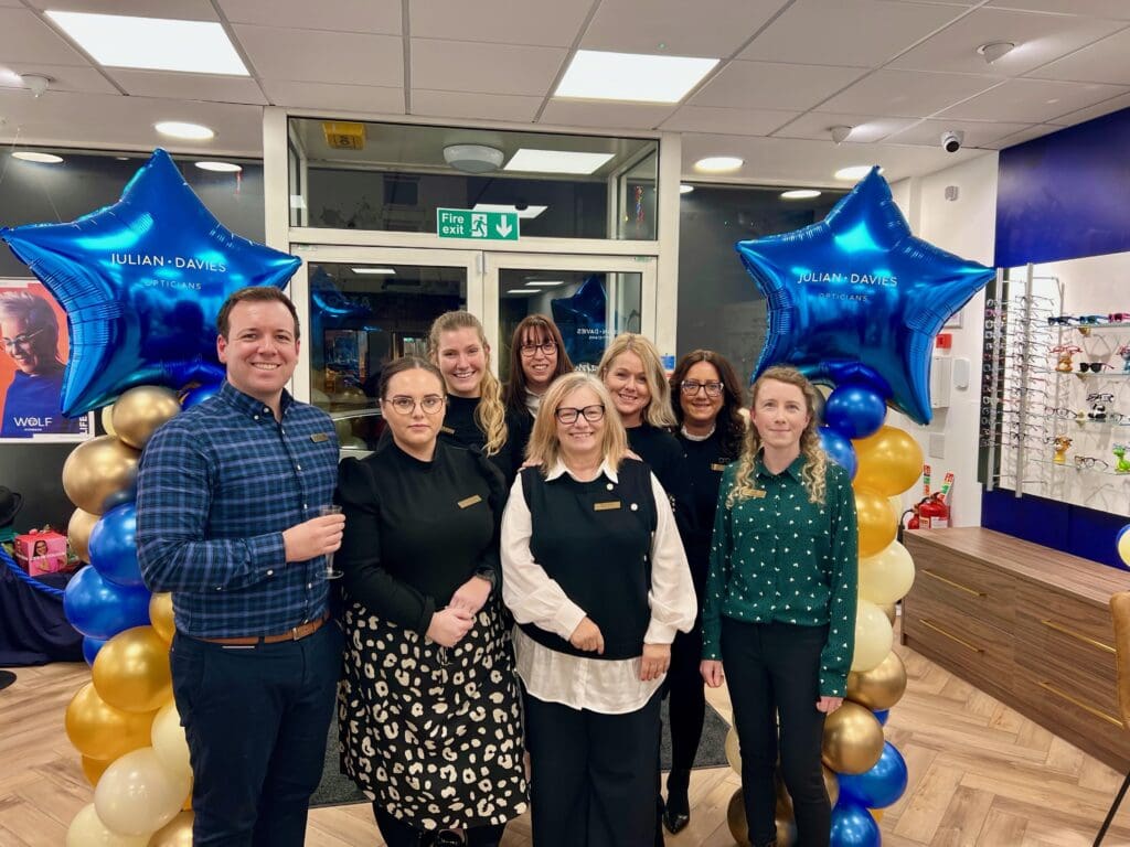 Popular opticians hold reopening event at Blackwood practice