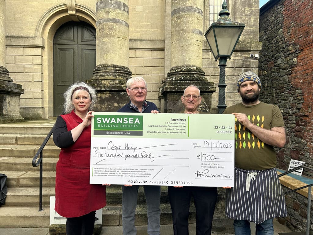 Swansea Building Society donates £3,000 to local foodbanks