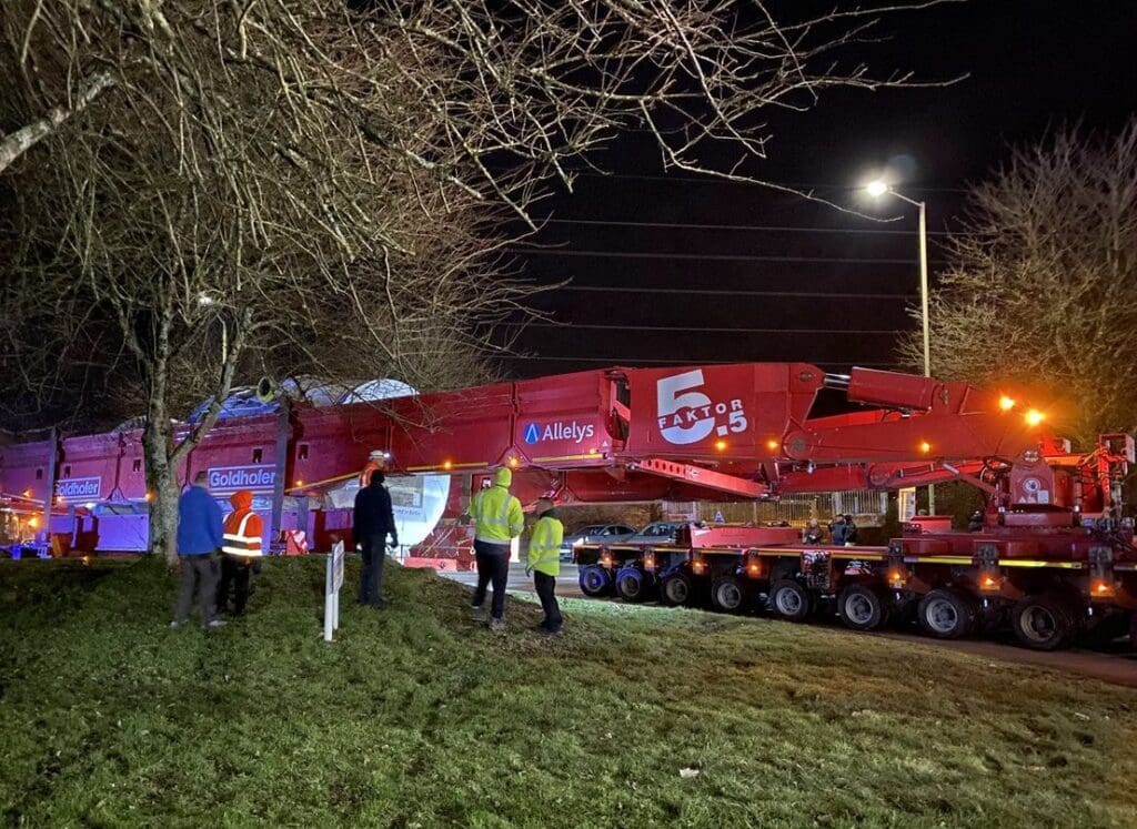 Abnormal load movement to Hirwaun on consecutive Saturdays