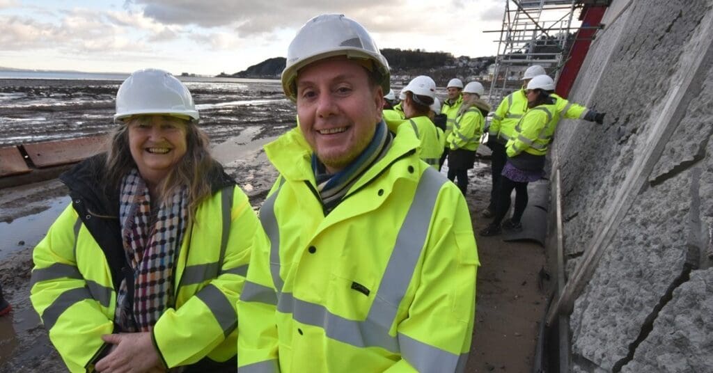 Swansea Council provides update on Mumbles sea defence work
