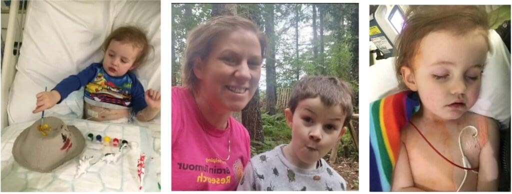 Mum’s marathon promise to brain cancer son