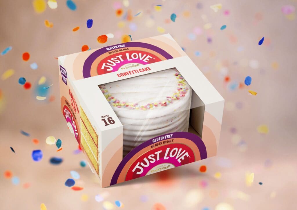 Just Love to Launch Brand New Gluten Free Confetti Cake into Waitrose