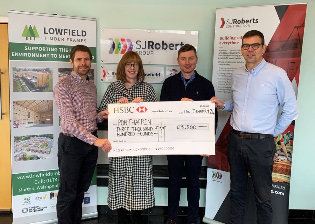 Powys charity benefits from corporate fundraising