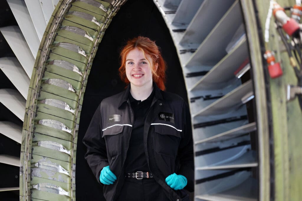 Megan’s career is flying at aerospace company thanks to apprenticeship
