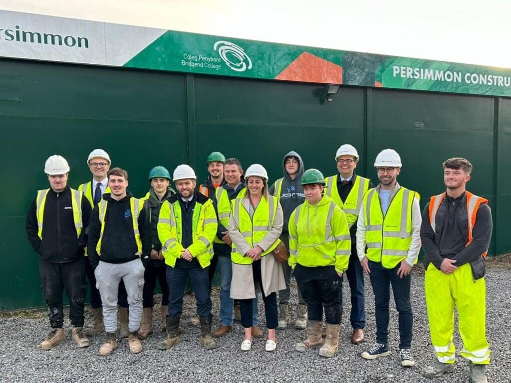 Bridgend Council leaders visit Persimmon’s Construction Academy