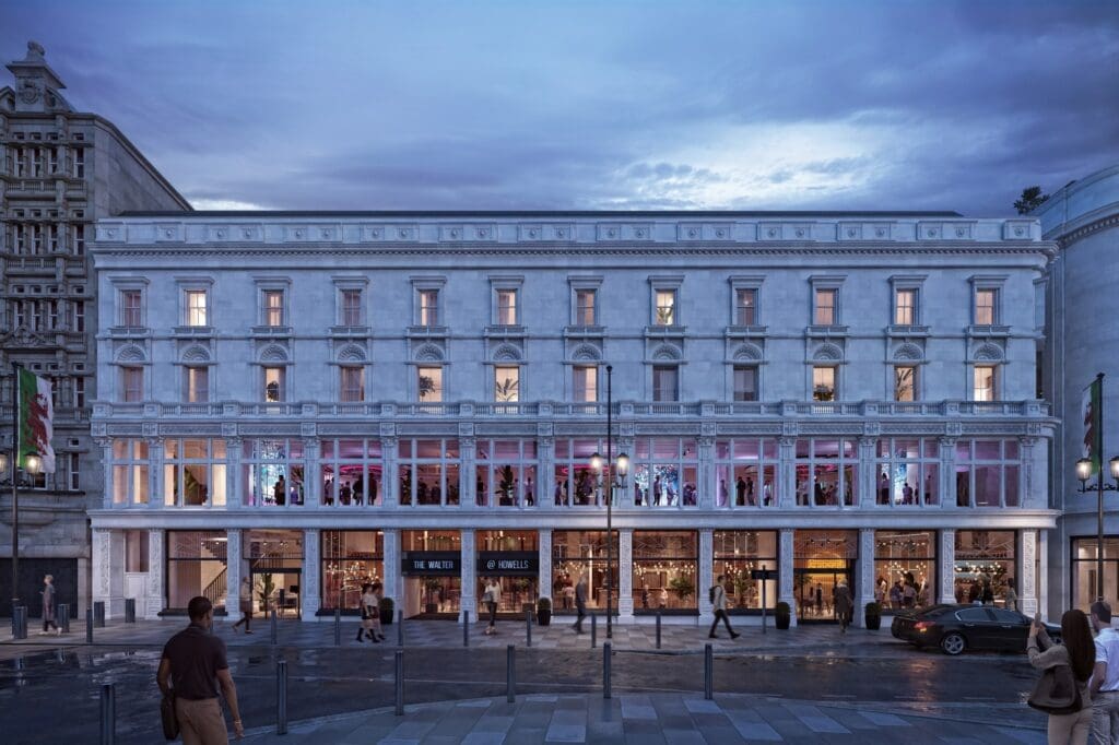 Plans move forward on £100 million regeneration of Howells building in Cardiff