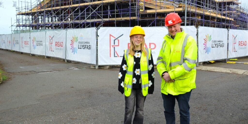 Coleg Cambria and Read Construction lay the foundations for future generations