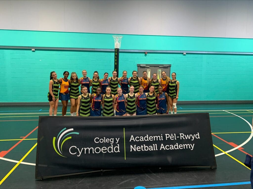 Coleg y Cymoedd netball stars take on tough international opposition