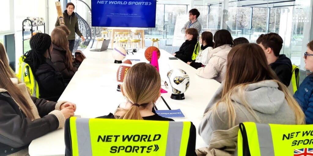 Sports equipment giant plays out its rapid rise to students in North Wales