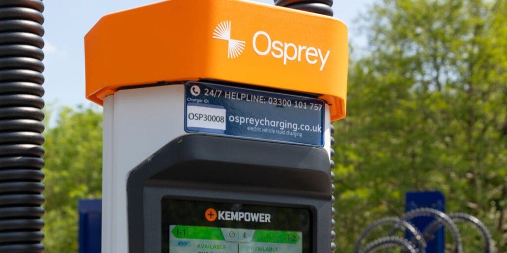 Osprey launches new eight-charger hub in Carmarthenshire