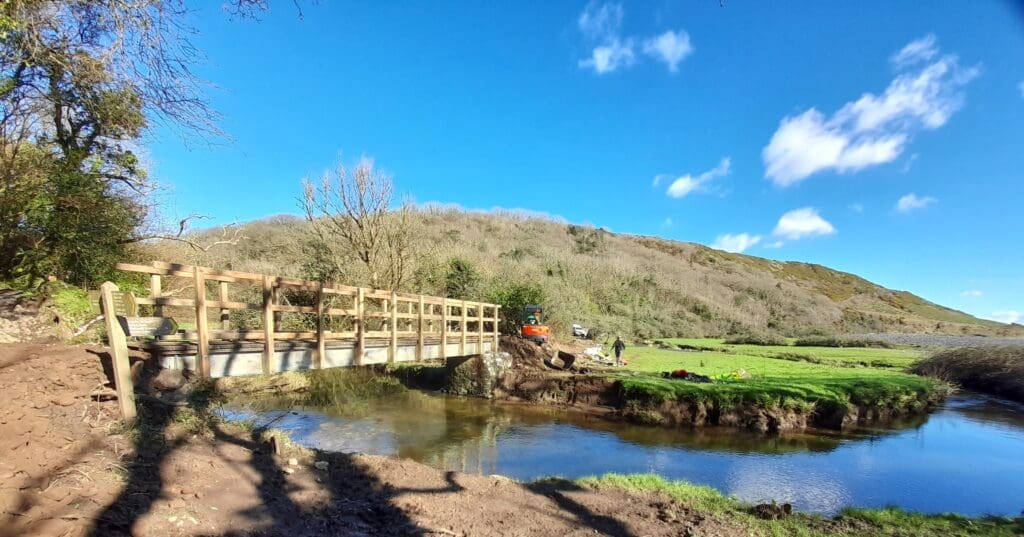 New bridge welcomes visitors to Gower beauty spot