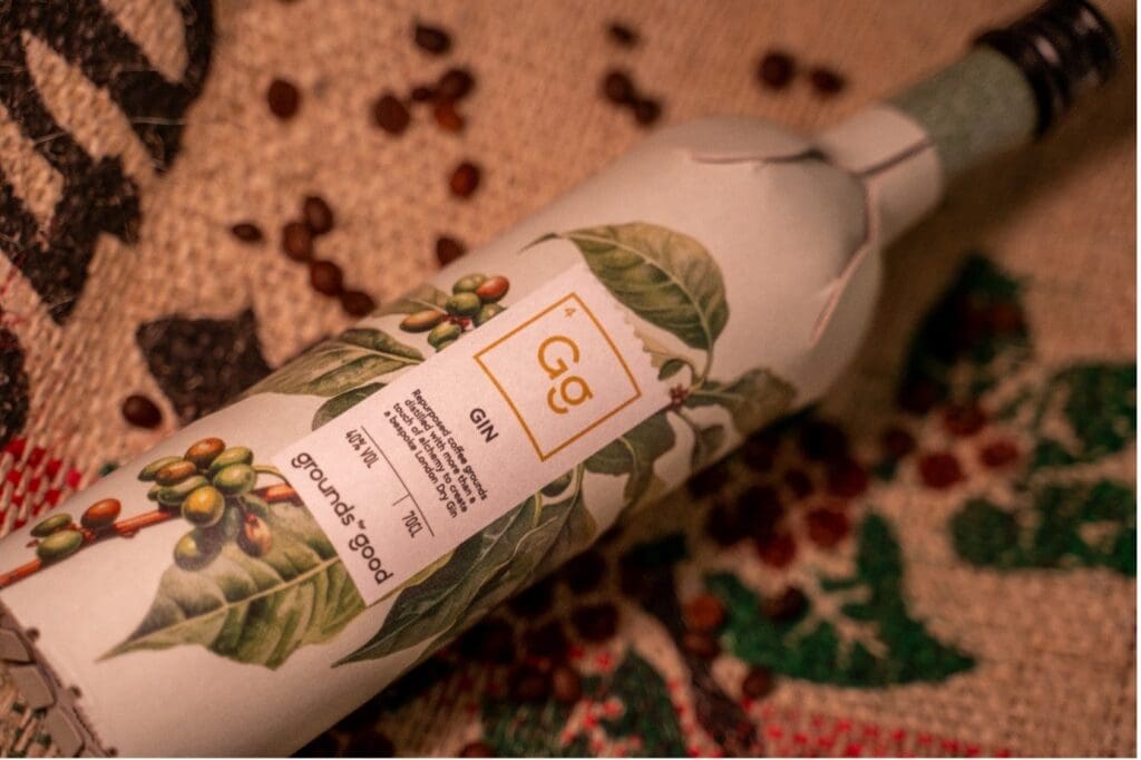 Grounds for celebration! Grounds for Good Gin launches a paper Frugal Bottle