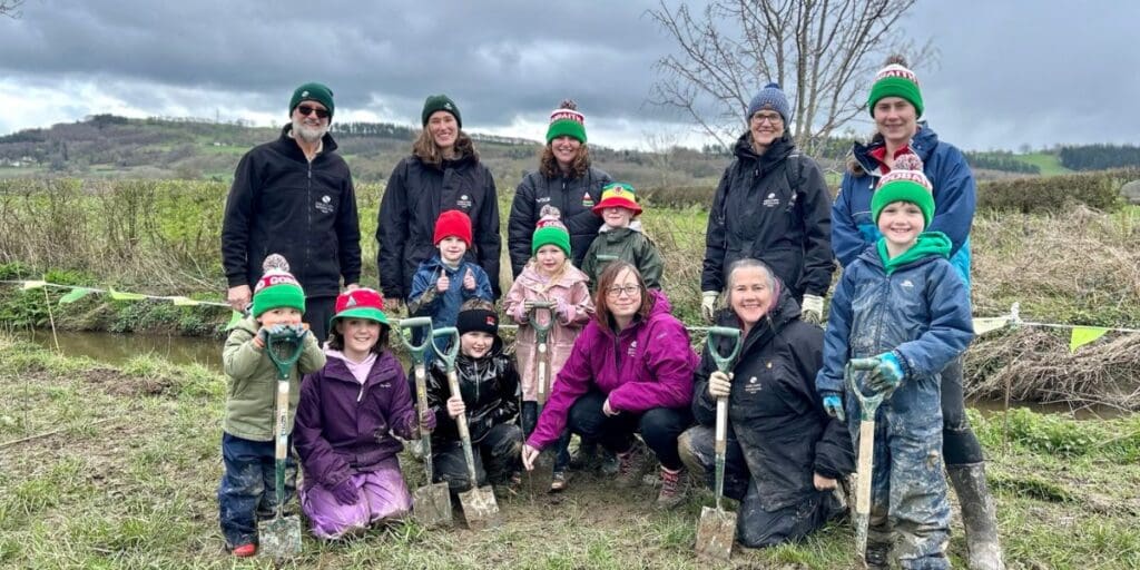 Tree planting ceremony held at Urdd Eisteddfod site ahead of youth festival
