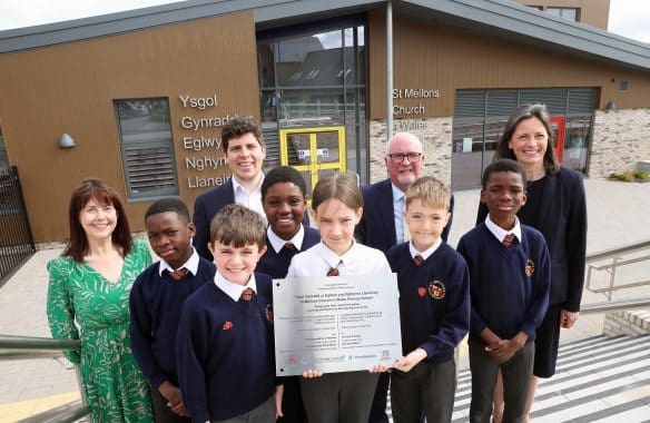 St Mellons Church in Wales Primary School is officially opened