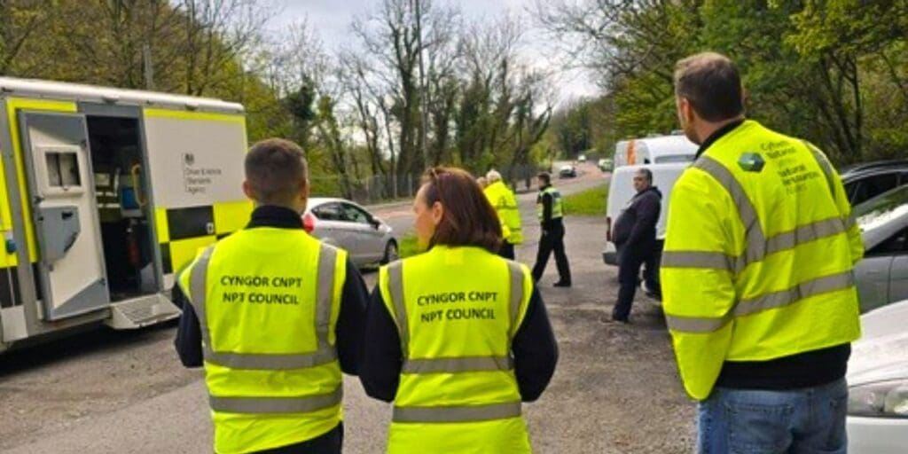 Roadworthiness of vehicles checked across Neath Port Talbot