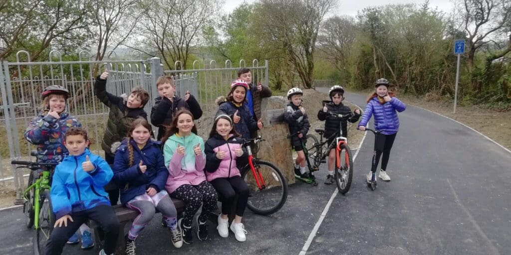 New Active Travel route to Comins Coch completed