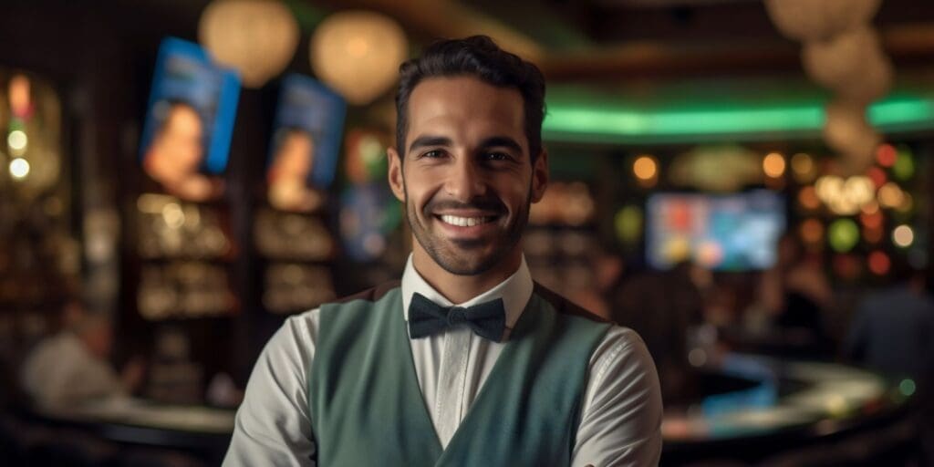 How does a game of live Blackjack work?