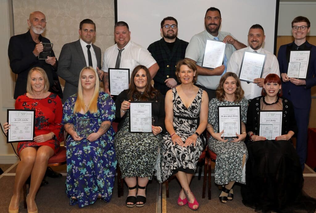 Double success for two businesses at leading training provider’s awards