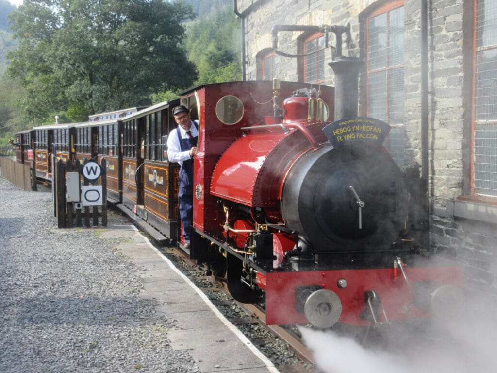 Oldest and newest steam locomotives join forces at Corris Railway