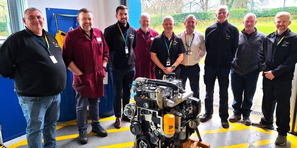 Young engineers dig generous donation from manufacturing giant