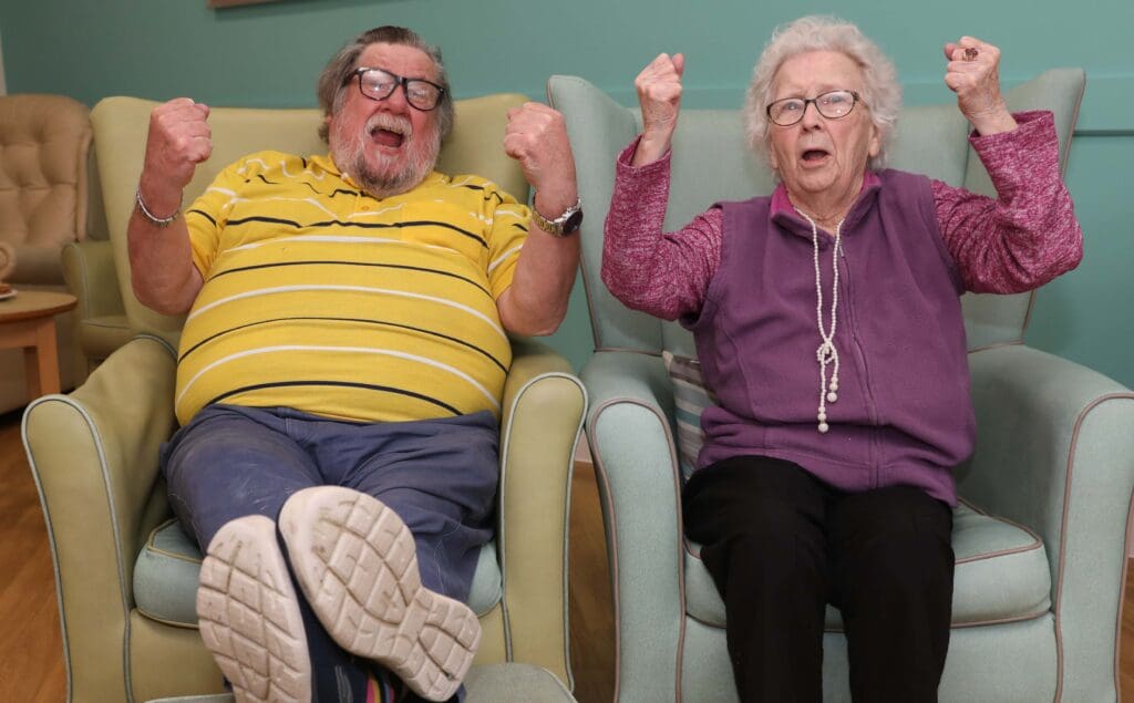 “Royle visits” are a treat for care home residents in Caernarfon