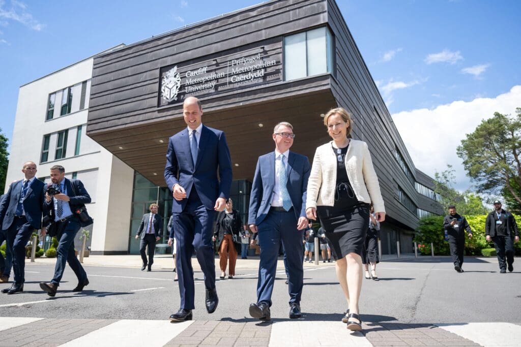 The Prince of Wales celebrates food innovation at Cardiff Met