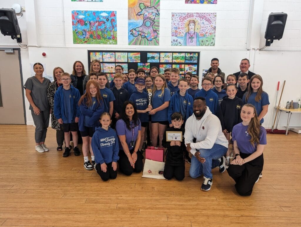 Welsh primary students receive award for entrepreneurial expertise