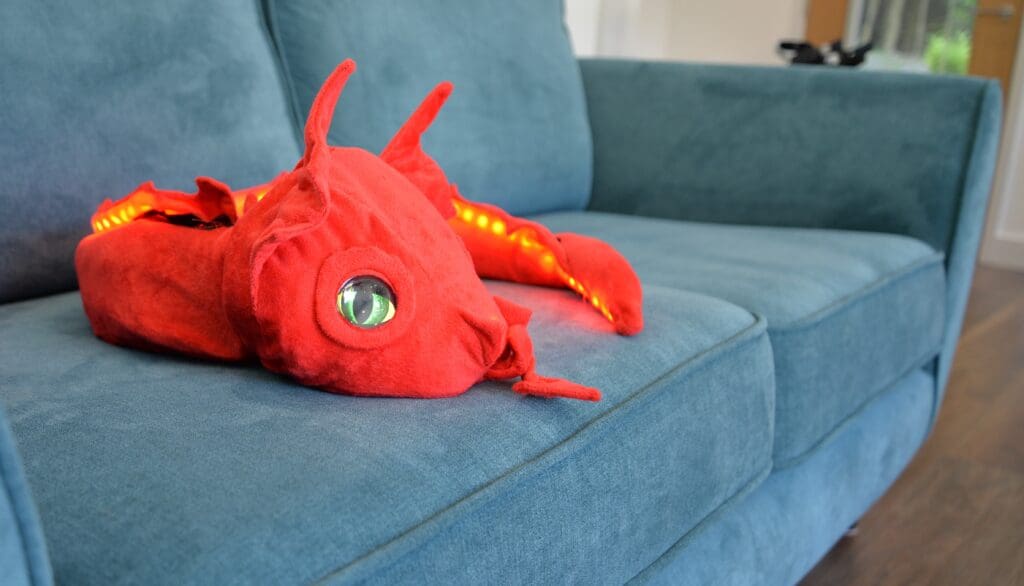 Robotic pet dragon could help older people live independently
