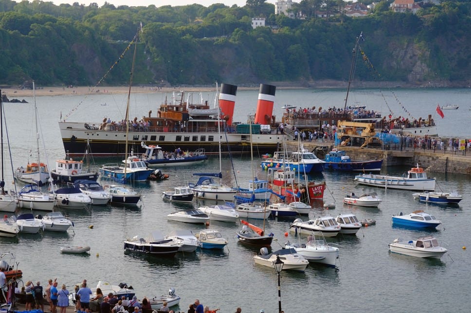 Iconic paddle steamer set to arrive in Tenby