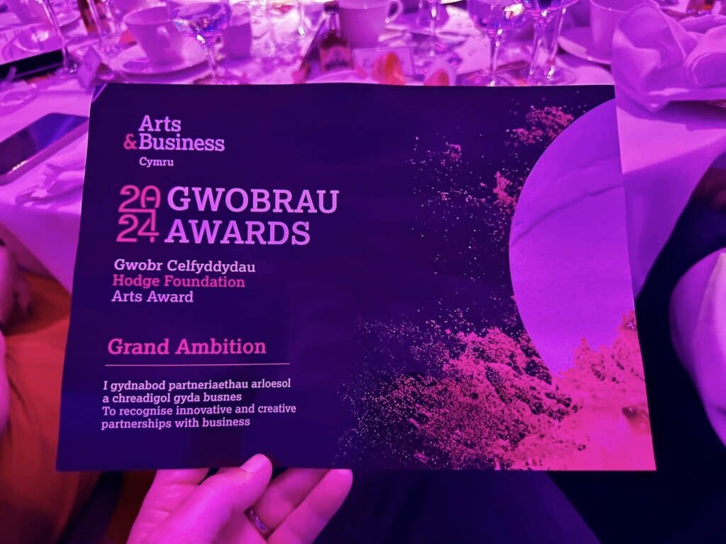 Wales’ best creative partnerships recognised in a dazzling ceremony