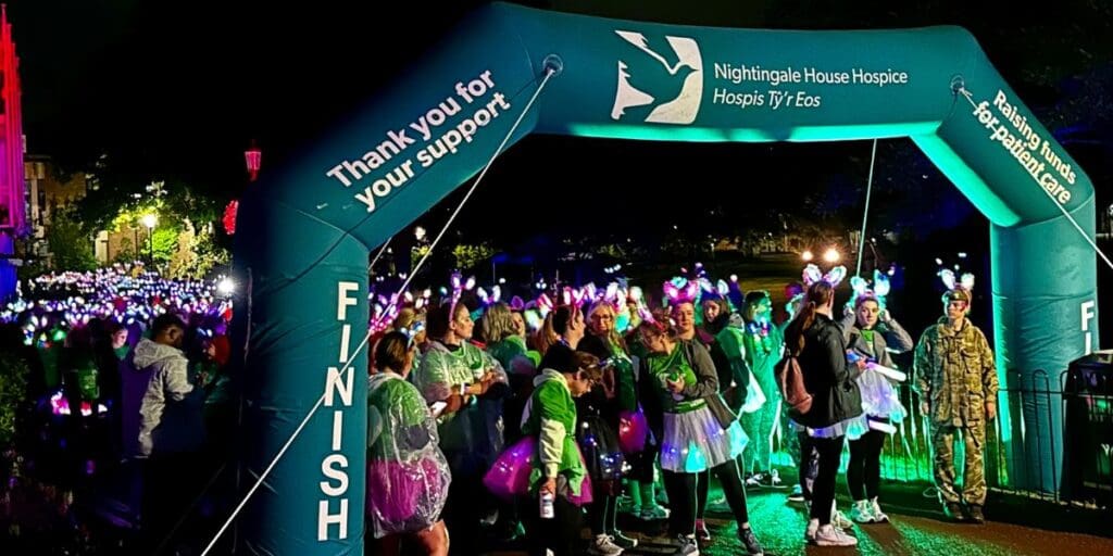 Over 600 people light up the streets for local hospice – Midnight Walk