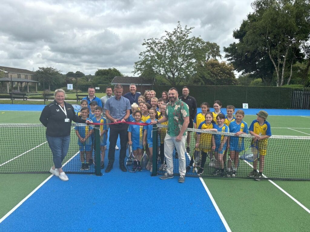 Caerphilly Park tennis courts reopen after renovation