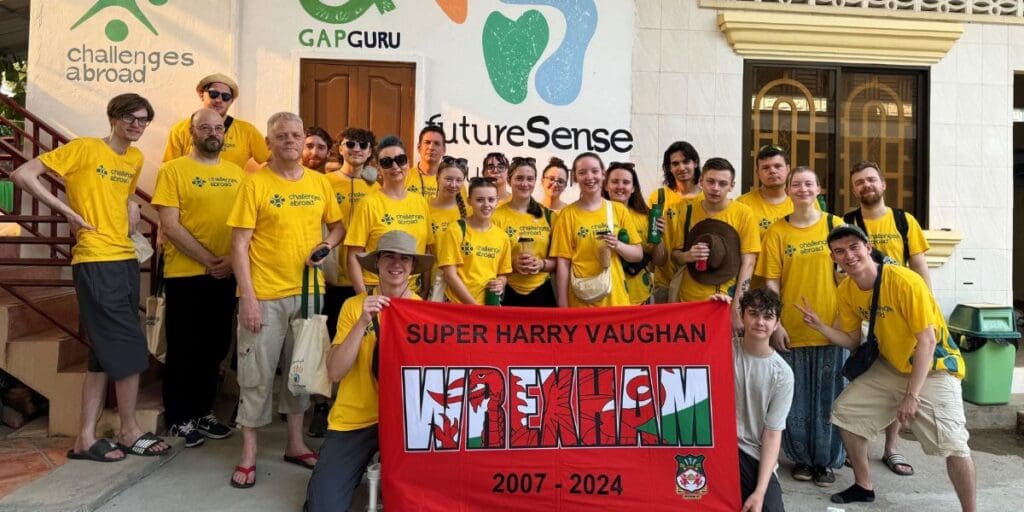 Caring learners support Cambodian children on emotional journey