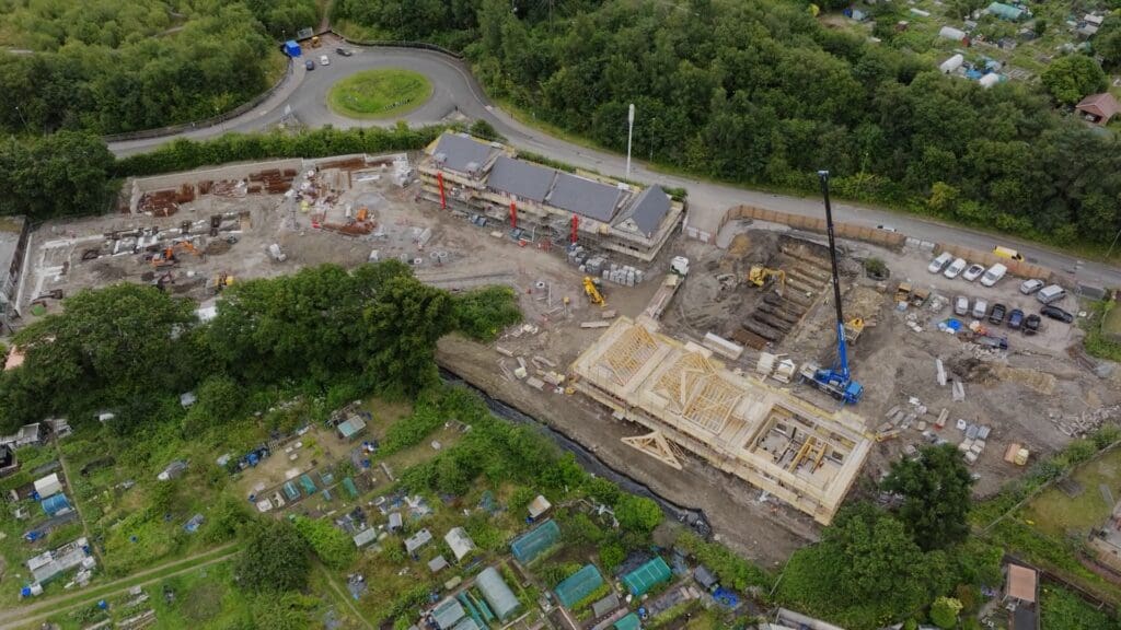 Caerphilly affordable housing development underway