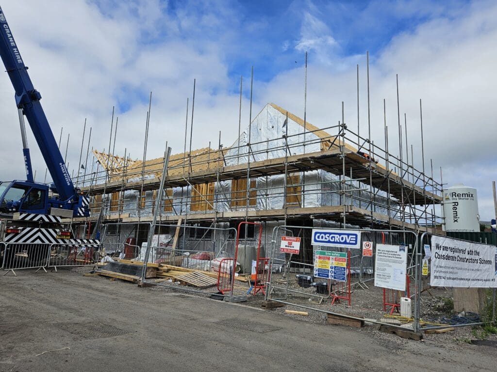 Construction phase of over 30 affordable homes underway in Caerphilly