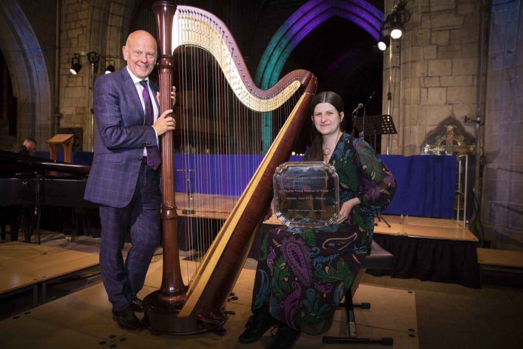 Talented harpist Heledd crowned best young musician in Wales