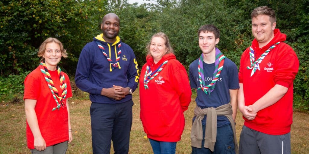Welsh Scouts take part in historic investiture for new Chief Scout
