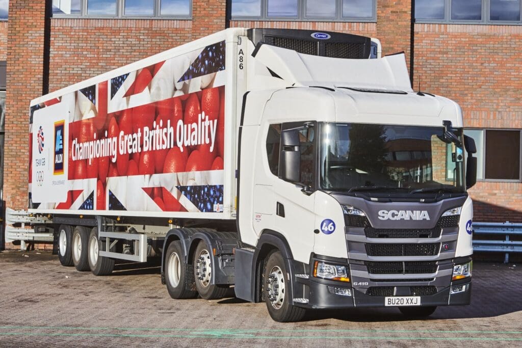 Aldi introduces HVO-powered trucks in Cardiff fleet