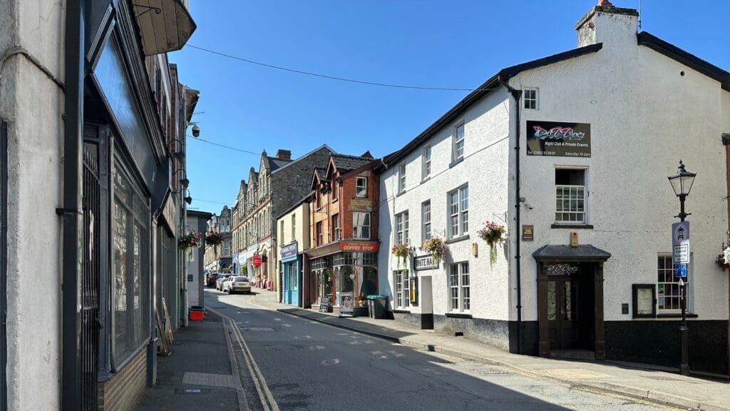 Builth Wells town centre is getting a makeover