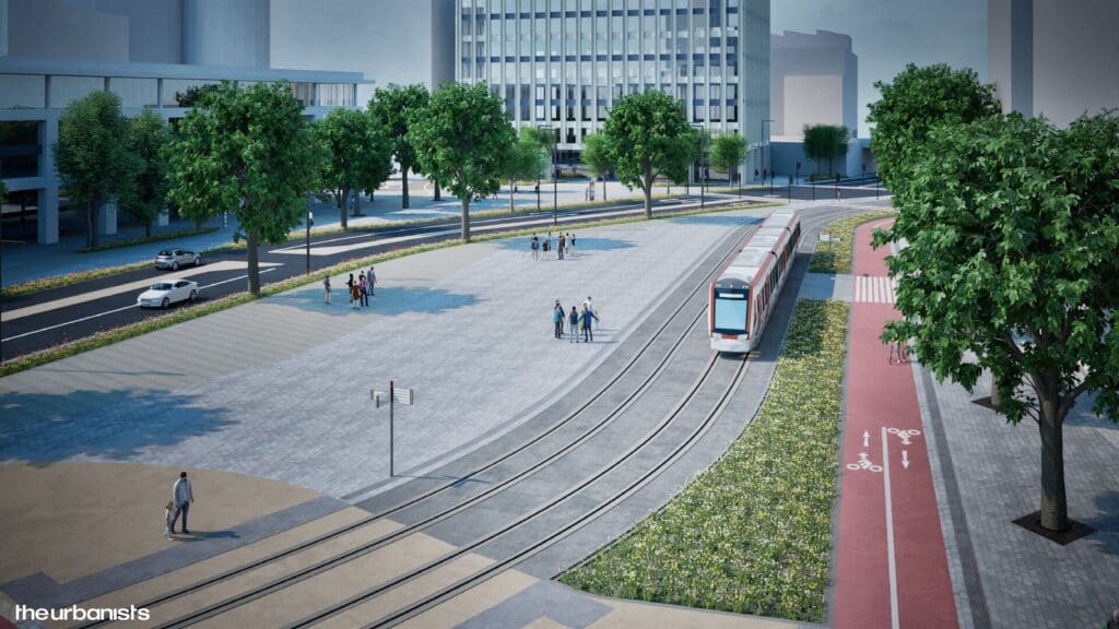 Plans revealed for a new tramway between Cardiff Central and Cardiff Bay