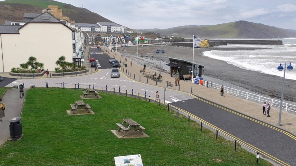 Construction begins on revitalising Aberystwyth’s Promenade