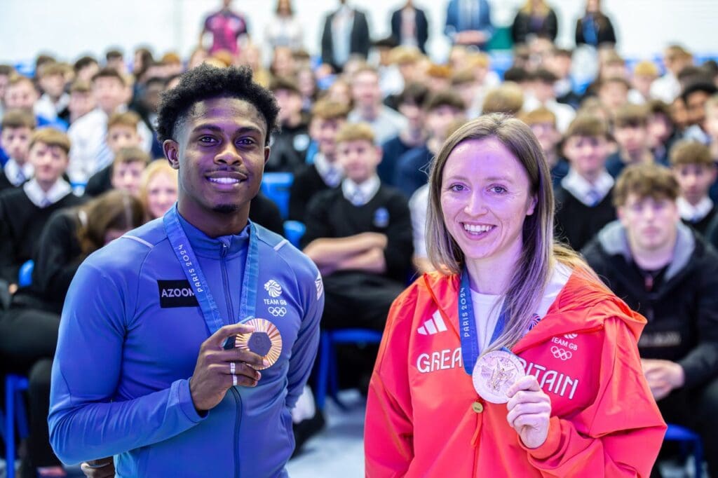 Olympic Heroes Return to Inspire the Next Generation at Llanishen High School